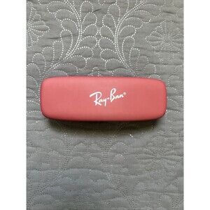 Ray-Ban Red Burgundy Slim Hard Clamshell Glasses Kids Case Hard Shell Sunglasses